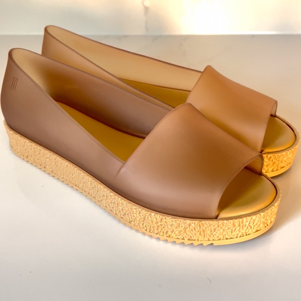 Melissa Peep Toe Flats